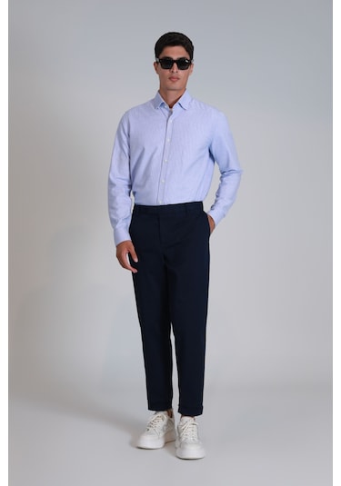 Lufian Gabrıel Spor Erkek Chino Pantolon Slim Fit Lacivert Lacivert 112190305100200 Lacivert
