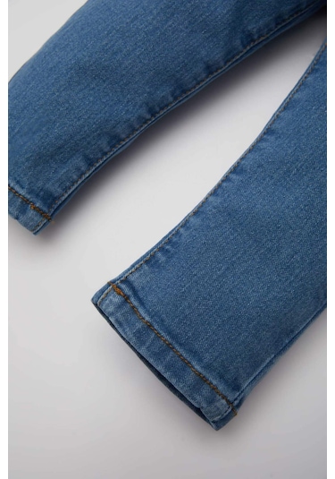 Defacto Erkek Bebek Regular Fit Düz Paça Pantolon B6744a526spbe394 Mavi-be394