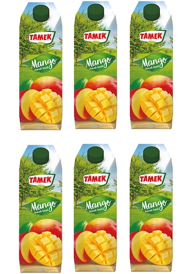 Tamek Mango Nektarı 1 Lt X 6 Adet