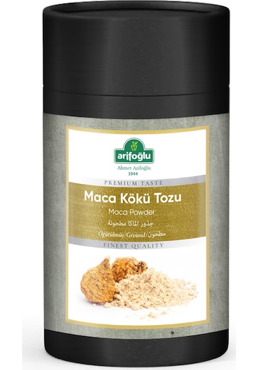Arifoğlu Maca Kökü Tozu Öğütülmüş Silindir Kutu 75 G