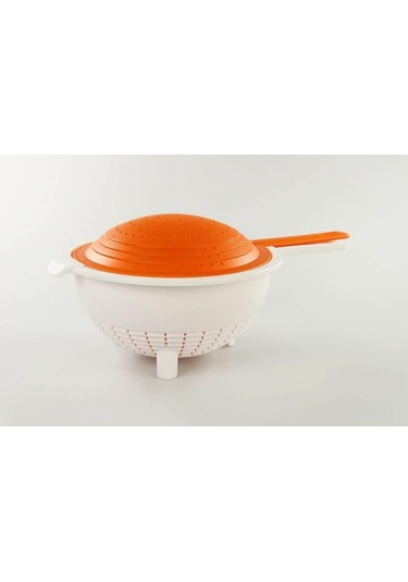 Tupperware Çift Süzgeç Turuncu