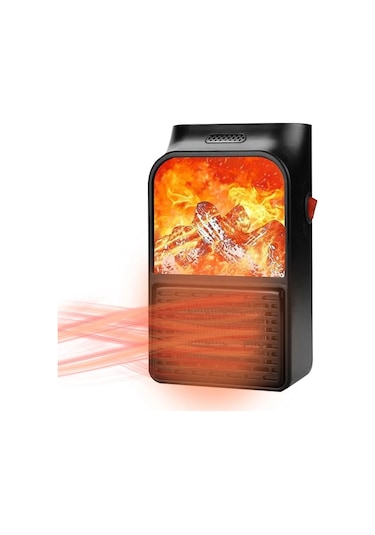 Jialan Jl 3d Alevli Elektrikli Şömine Isıtıcı Ev Fan Isıtıcı 900W
