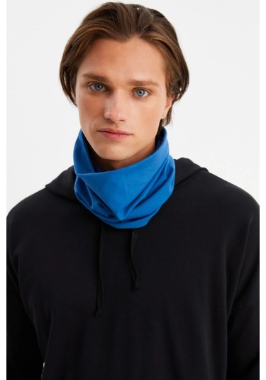 Erkek 4 Fonksiyonlu Koruyucu Pamuklu, Esnek, Terletmez, Bandana, Boyunluk, Maske - Tek Ebat / Parlament Parlament