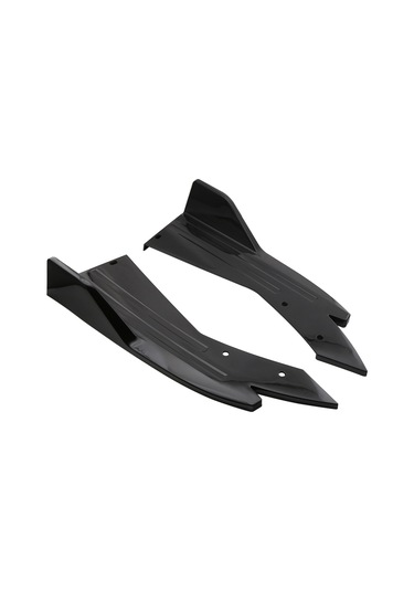 Araba Evrensel Arka Köşe Kapağı Arka Tampon Koruyucu Köşe Arka Dudak Arka Kürek Siyah