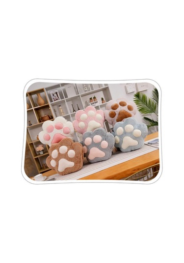 Suntek Kedi Pençesi Yastık Battaniye Sevimli  Açık Kahverengi