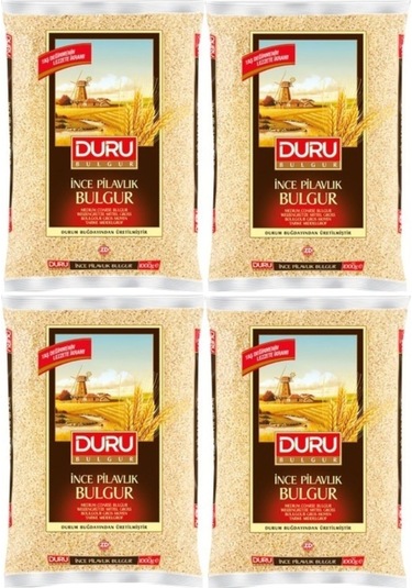 Duru İnce Pilavlık Bulgur 4 x 1 KG
