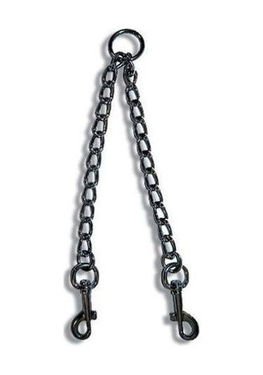 Nunbell 2'li Köpek Gezdirme Zincir Tasma 19 Cm Çok Renkli