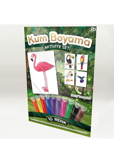 Flamingo Kum Boyama Aktivite Seti