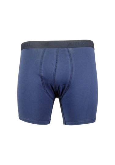 Mode Xl Buyuk Beden Erkek Likra Boxer 6350 Indigo 001