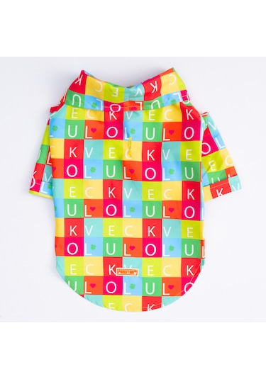 Harfler Büyük Irk Köpek Gömlek 5xl
