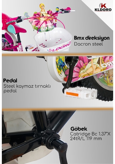 Kldoro Diva 16 J Kız Çocuk Bisikleti