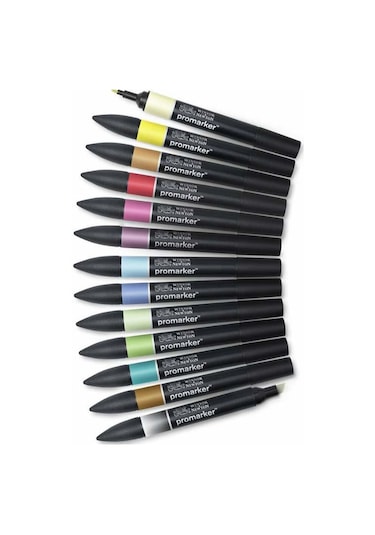 Winsor Newton Promarker 12+1 Kalem Seti 2 4832