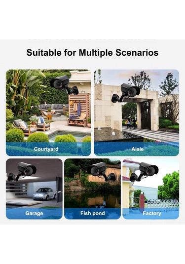 Yuntech01 Sahte Silah Tipi Cctv Kamera - Gerçekçi Görünüm, Su Geçirmez, Pil İle Çalışır Model: Sahte Silah-02