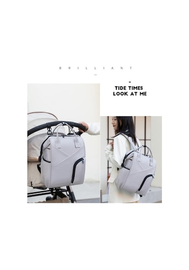 Novahub Ve Su Kapasiteli, Homee Geçirmez, Fonksiyonlu Dinosaurs Çok Çantası-821 Büyük Bebek Anne Altın Km Altın