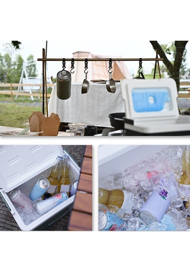 Suntek Yalıtımlı Soğutucu Kutu Dayanıklılık Taşınabilir Açık Kahverengi