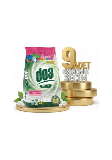 Doa Matik Deterjan Renkliler 9x4 Kg