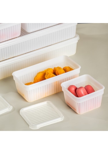 Porsima 2011 8'li Buzluk Buzdolabı Düzenleyici Saklama Kabı Beyaz