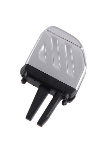 Novahub 4 Adet Abs Metal Klima Hava Çıkışı Klipsi, Land Rover Freelander 2 İçin Gümüş-siyah