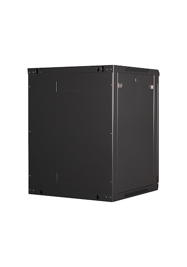 Lande - 15u 19" Duvar Tipi Rack Kabinet Genişlik: 600 Mm Derinlik: 600 Mm Siyah