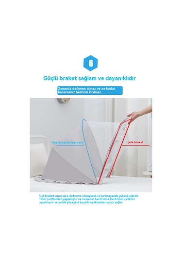 Relaxed Gölgede Çocuk Bebek Yatakları İçin Cibinlik Örtüsü-gri