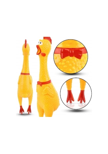 Oyuncak Horoz Shrilling Chicken Öten Sesli Horoz Tavuk 30 Cm