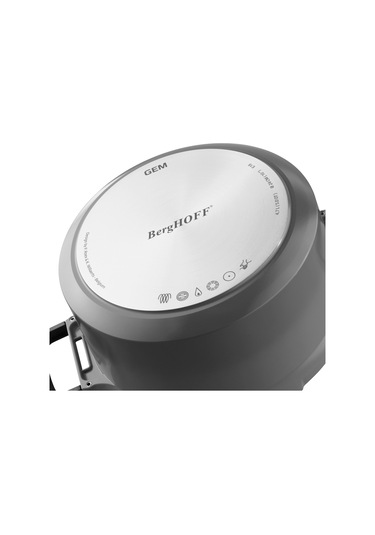 Berghoff 8501025 Gem Stay Cool Gri Döküm Tencere 24 cm