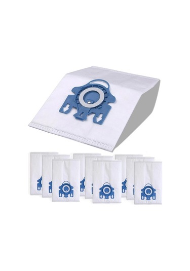 Hfambition Miele S2/s5/s8/c2/c3 Modelleri İçin 12 Adet 3d Vakum Torbası + 8 Filtre, Otomatik Kapanma Mekanizması Ve 5 Katlı Filtreleme