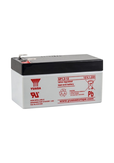 Yuasa NP1.2 12 V 1.2 AH Kuru Bakımsız Akü