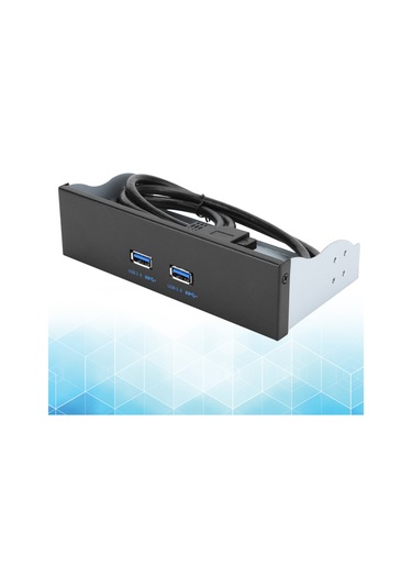 Yaleker Usb 3.0 Ön Panel, Optik Sürücü Konumu, 2 Port, 19/20pin Çevirici Kablosu, 5gbps Hızlı Veri Transferi, Windows/linux Desteği