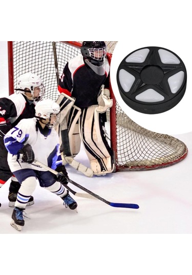 Homyl Buz Hokeyi Topu Açık Hava Yedek Oyun Sporları Siyah Siyah