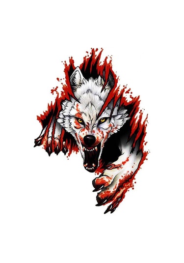 Su Geçirmez Araba Çıkartmaları Çok Renkli