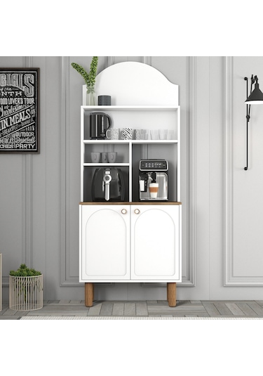 Bohem Kahve Köşesi 80cm - Beyaz Beyaz