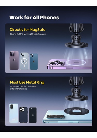 Lamicall Araç Içi Cep Telefon Tutucu Güçlü Miknatis Stcv03