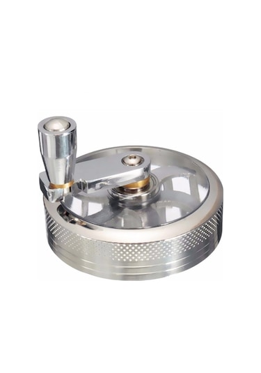 Jialan Çevirme Kranklı Ot Değirmeni, Metal Bitkiler Öğütücü, 4