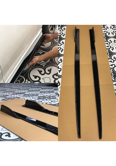 Üniversal Kanatlı Marşpiyel Lipi Bıçağı Parlak Siyah 194 Cm