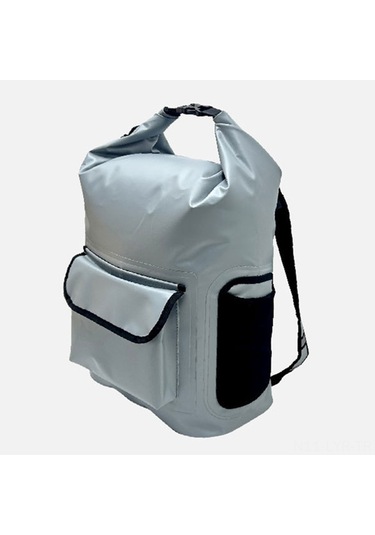 Ranyeek Su Geçirmez Sırt Çantası - 30l Büyük Kapasiteli, Ipx6 Su Geçirmez, Yansıtıcı Şeritli Outdoor Spor Çantası Gri