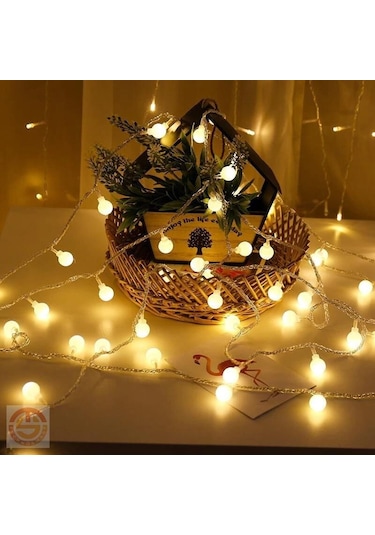 Technosmart 20 Ledli Kumandalı 8 Modlu Dekoratif Led Sarı Işık Pi