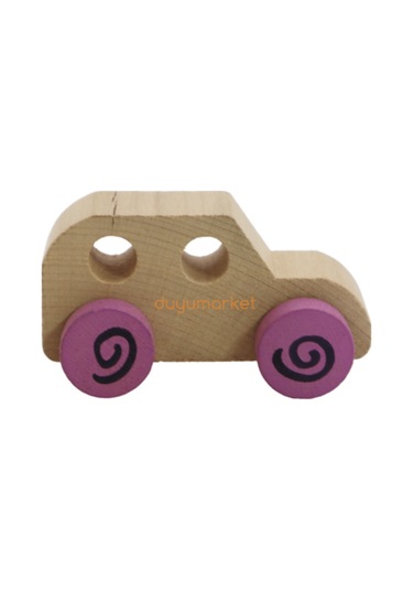 Mr. Quokka Ahşap Ambulans - Mor