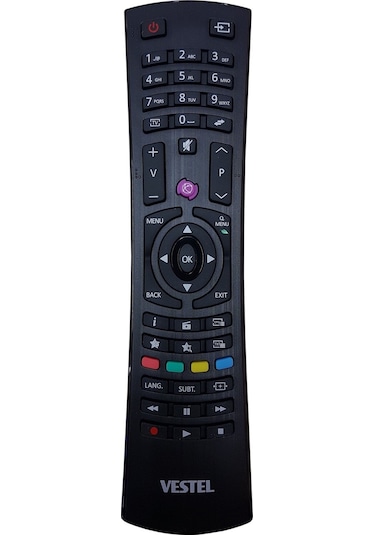 Mor Tuşlu Lcd Led Plazma Smart Tv Kumandası.