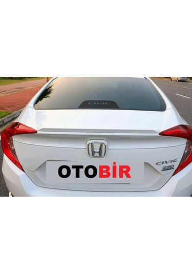 Honda Civic İnce Anatomik Spoiler 2016 Ve Sonrası Modeller Boyalı
