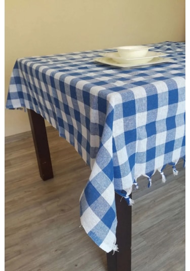 Çok Amaçlı Piknik-masa Örtüsü Sofra Bezi Mavi 150x150