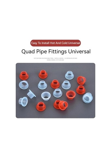 Pazly Silikon Musluk Contası, Yıkayıcı Sızdırmazlık, 200 Adet Karışık Renk, Kauçuk Boru Hortumu, Damlamayı Önler