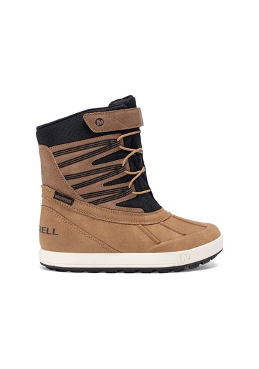 Merrell Merrell Snow Bank 5.0 Waterproof Çocuk Sarı Outdoor Ayakkabı 13918 Hardal