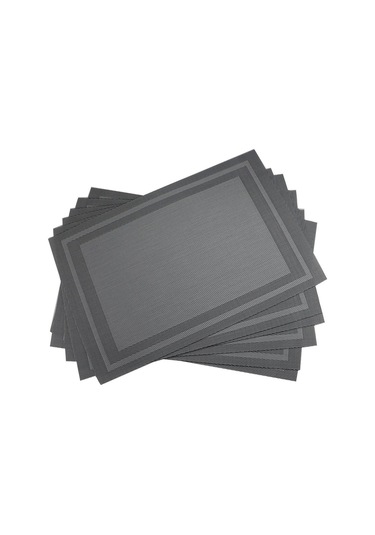 Kahverengi Tablemat 6 Adet Pvc Mutfak Yemek Placemats Masa Yemeği Mat Coaster Su Geçirmez Masa Pedi Bireysel Danteller Fincan Paspaslar Kahverengi