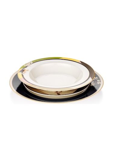 Schafer Fiesta Yemek Takımı 24 Parça Kuşlu