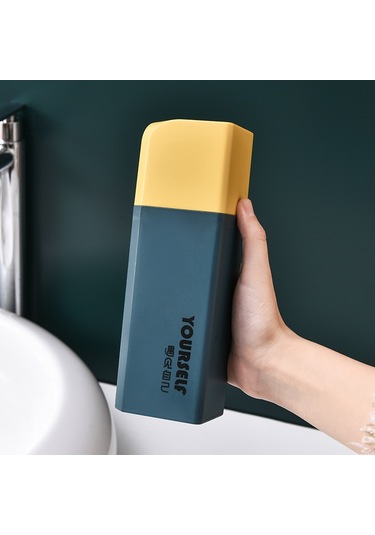 Sones Taşınabilir Diş Fırçası Varil Gargara Kupası Basit Seyahat Seti Kupası Gül Pembesi Diğer