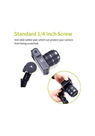 Novahub Taşınabilir Selfie Çubuğu - Alüminyum El Monopod - 1/4 Inç Vida