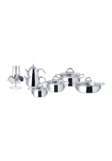 Emsan Andora İndüksiyon Tabanlı 15 Parça Çelik Çeyiz Seti