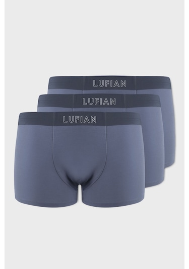 Lufian Mark 3 Adet Erkek Modal Boxer Mavi Mavi 111080035100300 Mavi