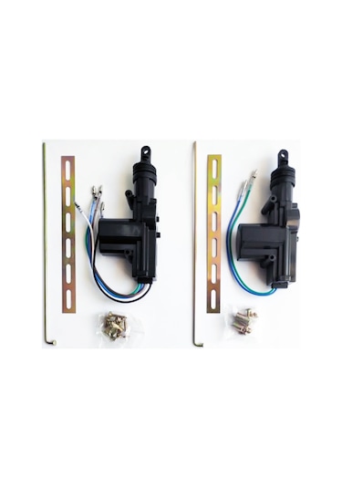24 Volt Merkezi Kilit Uyumlu Motoru İkili Set 5 Kablo Ve 2 Kablo